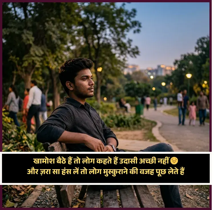2 Line Khamoshi Shayari