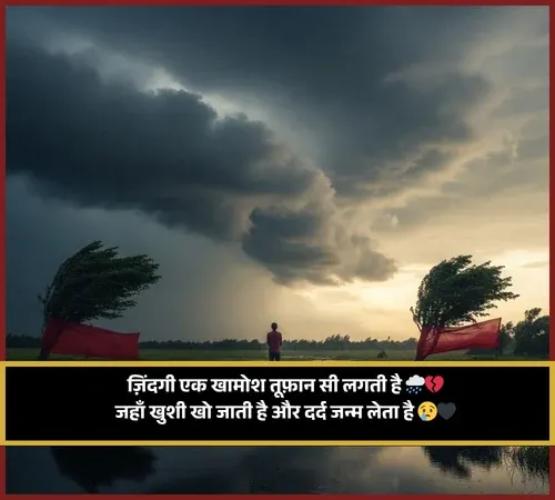 2 Line Sad Shayari on Life