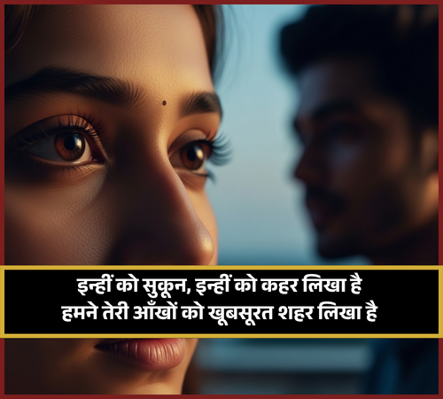 Tareef Shayari on Eyes Tareef Shayari on Eyes