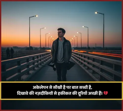 Akelapan Shayari on Life