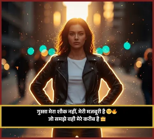 Angry Gussa Female Attitude Shayari Angry Gussa Female Attitude Shayari