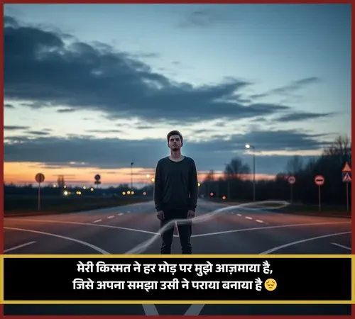 Family Bad Kismat Shayari