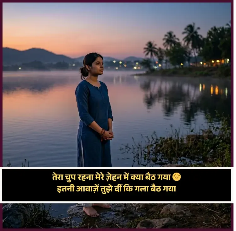 Heart Touching Khamoshi Shayari