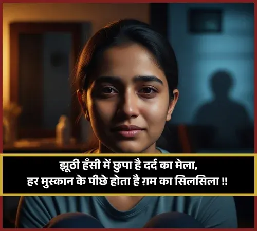 Hurt Fake Smile Shayari