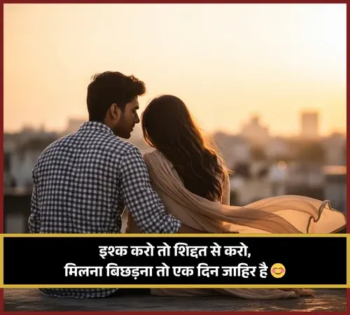 Ishq Shayari in Hindi Text
