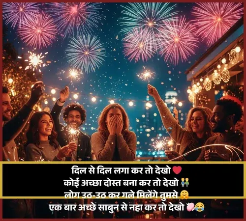Jokes New Year Funny Shayari
