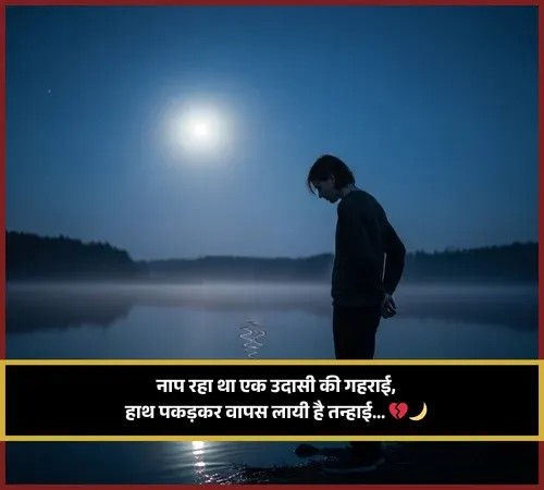 Khamoshi Akelapan Shayari in Hindi
