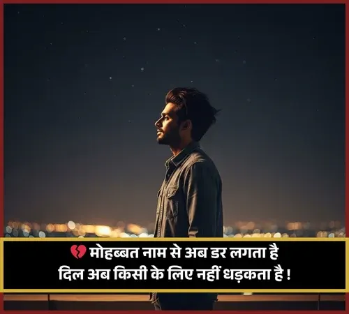 No Love Shayari on Life