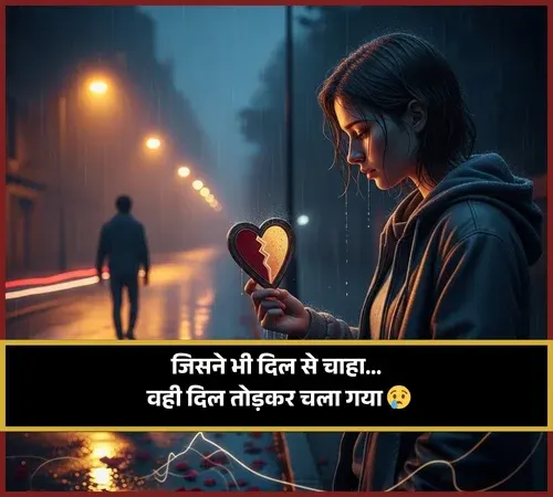 Sad Shayari😭 Life 2 Line