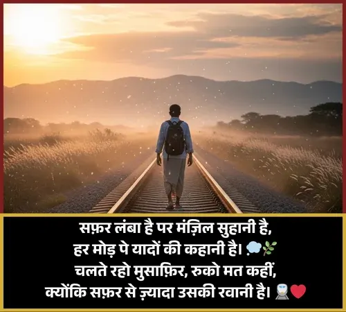 Train Safar Shayari