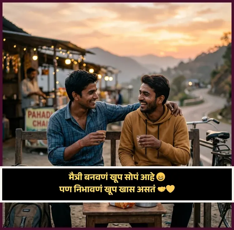 Friendship Shayari in Marathi