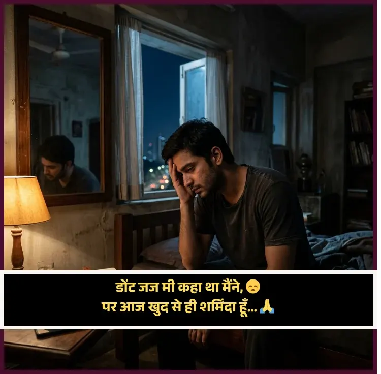 Sorry Shayari, 2 Lines