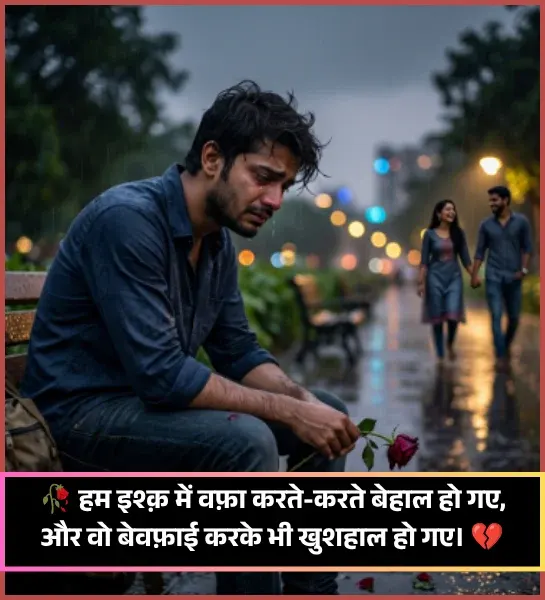 Bewafa Shayari in Hindi