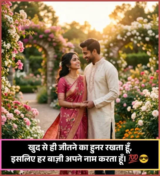 Instagram Bio Shayari Hindi Attitude Boy
