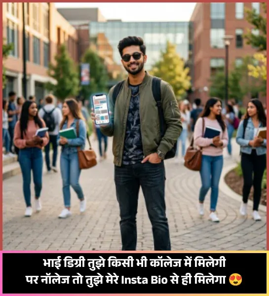 Instagram Bio Shayari Hindi Mein